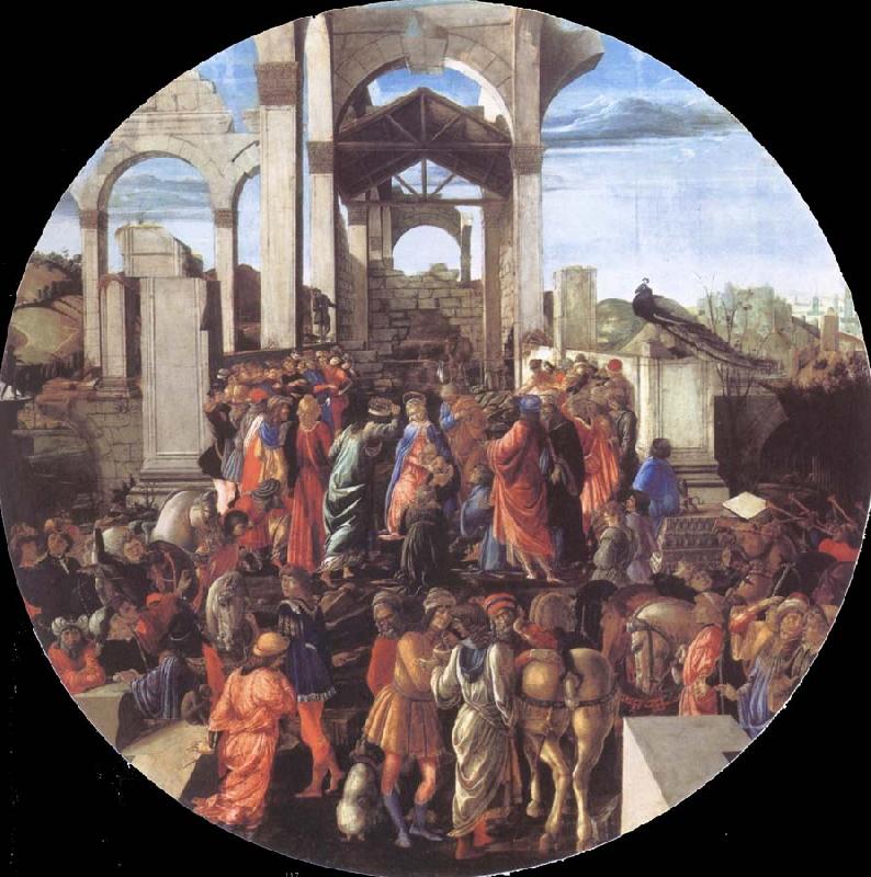 Sandro Botticelli Adoration of the Kings France oil painting art